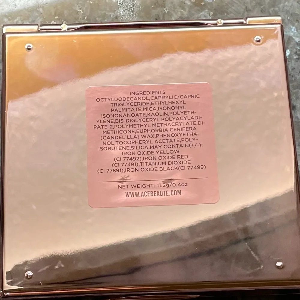 Ace Beaute Limited Edition Ultimate Sculpt Face Palette for dark skin tones/ NIB